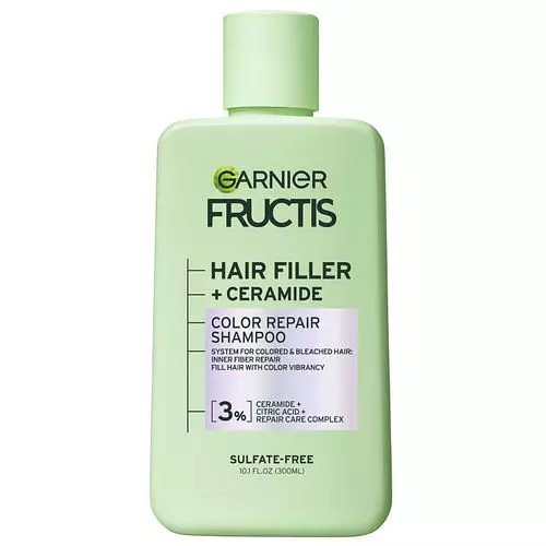 Garnier FRUCTIS Hair Filler + Ceramide Color Repair Shampoo US