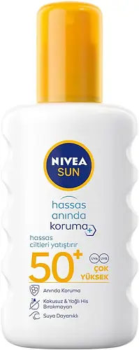 Nivea Sun Sensitive Immediate Protect Spray SPF 50+ Türkiye