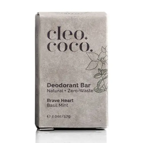 Cleo+Coco Deodorant Bar Basil Mint