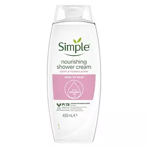 Simple Skincare Kind To Skin Nourishing Shower Cream With Gernaium Oil