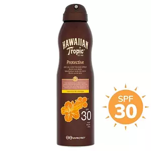 Hawaiian Tropic Protective Dry Oil Continuous Spray Oil SPF 30