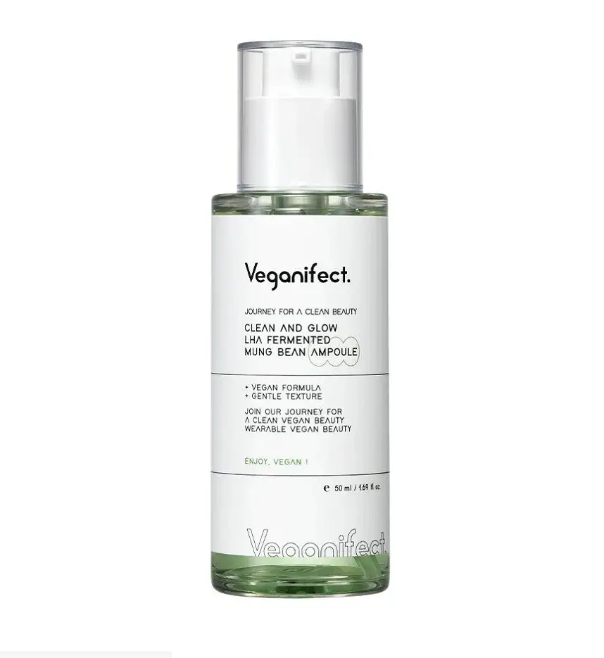 Veganifect Clean And Glow LHA Fermented Mung Bean Ampoule
