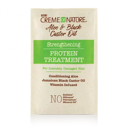Creme of Nature Aloe & Black Castor Oil Strengthening Protein Treatment