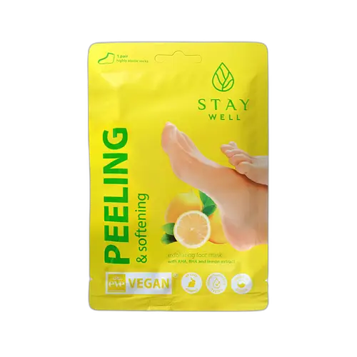 Stay Well Peeling & Softening Foot Mask Lemon