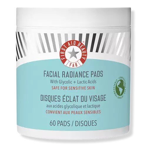 First Aid Beauty Facial Radiance Pads With Glycolic + Lactic Acids