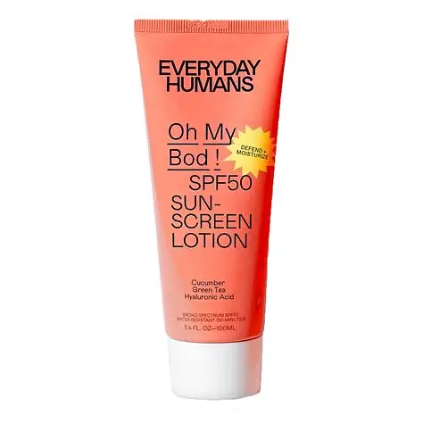 Everyday Humans Oh My Bod! SPF 50 Sunscreen Lotion