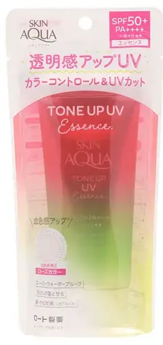 Rohto Mentholatum Skin Aqua Tone Up UV Essence SPF 50+ PA++++ Happiness Aura