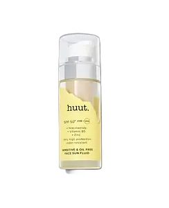 Huut Daily Protection Sensitive & Oil Free Face Sun Fluid SPF 50+