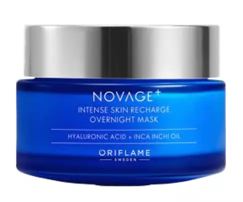Oriflame Novage+ Intense Skin Recharge Overnight Mask