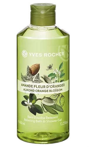 Yves Rocher Relaxing Bath & Shower Gel Almond Orange Blossom