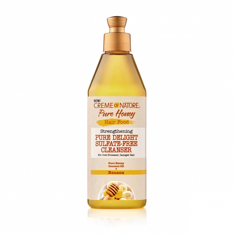 Creme of Nature Pure Honey Hair Food Strengthening Pure Delight Sulfate-Free Cleanser