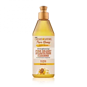 Creme of Nature Pure Honey Hair Food Strengthening Pure Delight Sulfate-Free Cleanser