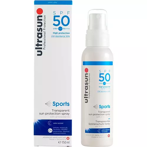 Ultrasun Sports High SPF50 Clear Spray Formula