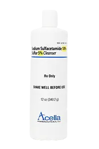 Acella Pharmaceuticals Sodium Sulfacetamide 10% - Sulfur 5% Cleanser