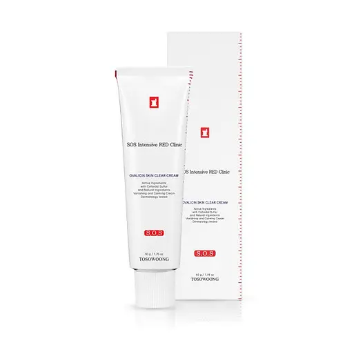 Tosowoong SOS Intensive Red Clinic Ovalicin Skin Clear Cream