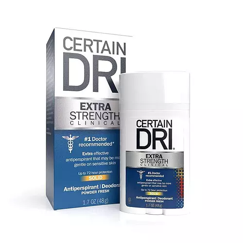 Certain Dri Extra Strength Clinical Solid Antiperspirant Deodorant (Unscented)