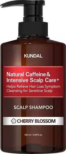 Kundal Caffeine & Intensive Scalp Care+ Shampoo Cherry Blossom