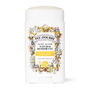 Pourri All Day All Over Natural Deodorant Coconut Vanilla Sandalwood