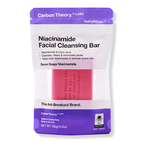 Carbon Theory Niacinamide Facial Cleansing Bar