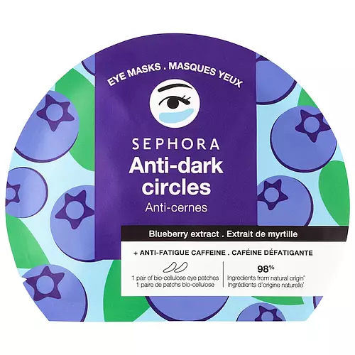 Sephora Collection Eye Mask Patches for Dark Circles + De-Puffing Blueberry