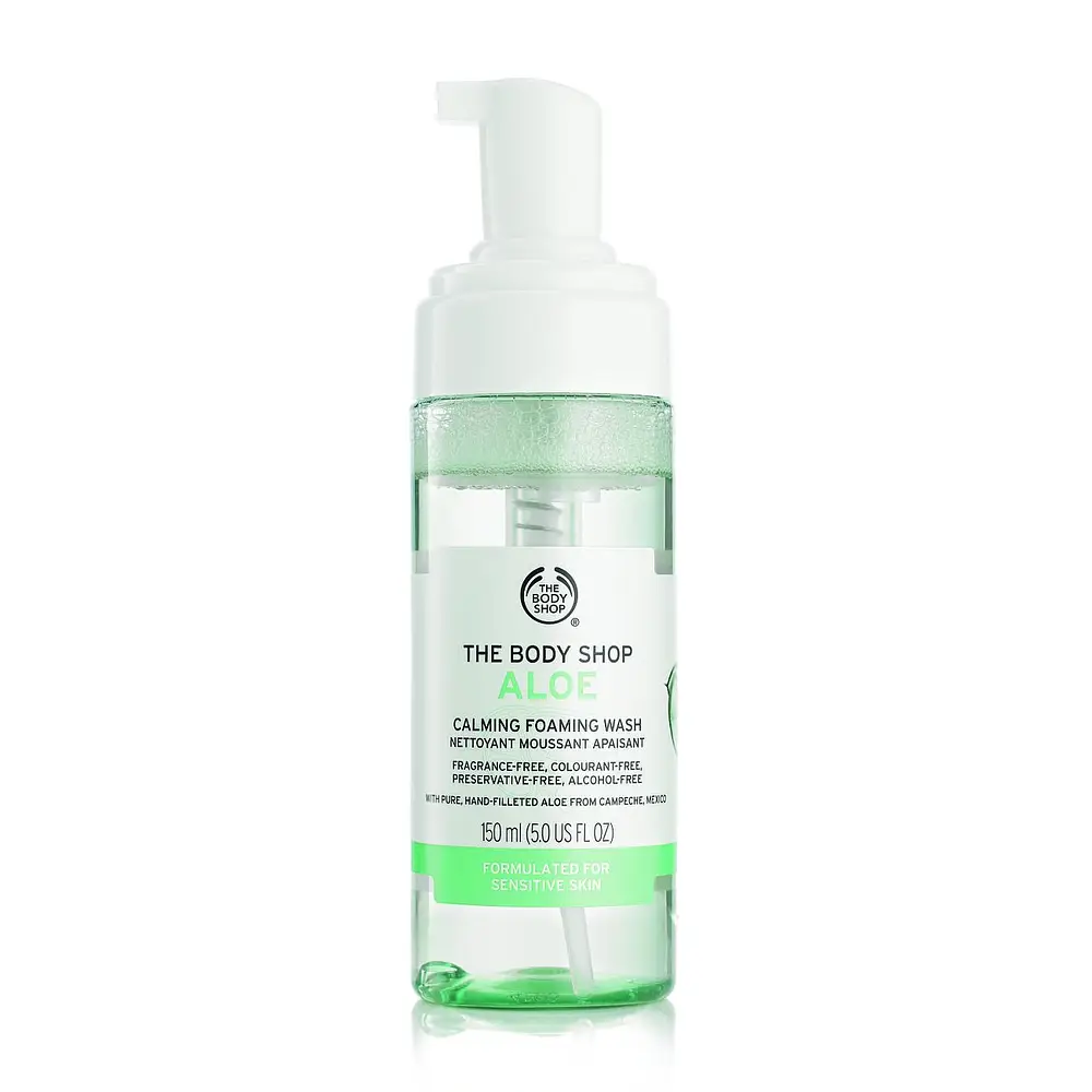 The Body Shop Aloe Calming Foaming Wash (Ingredients Explained)