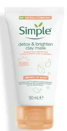 Simple Skincare Protect ‘n’ Glow Detox & Brighten Clay Mask