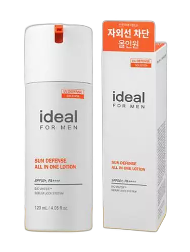 Olive Young Ideal For Men Sun Defense All In One Lotion SPF 50+