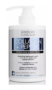 Advanced Clinicals Collagen Lotion + Peptide Cream