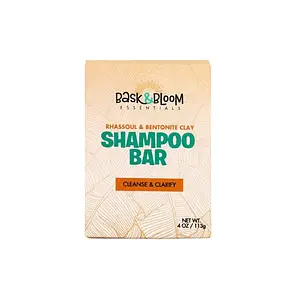 Bask & Bloom Rhassoul & Bentonite Clay Shampoo Bar