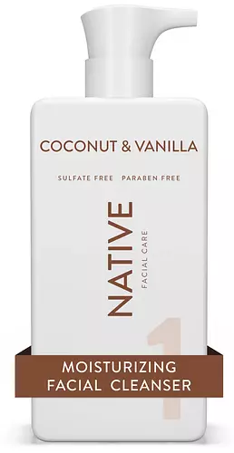 Native Moisturizing Facial Cleanser - Coconut & Vanilla