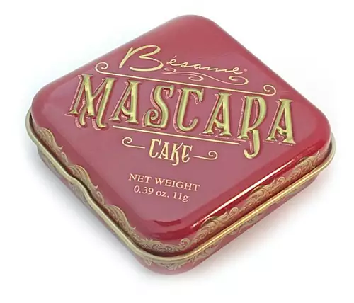 Besame Cosmetics Brown Cake Mascara 1920