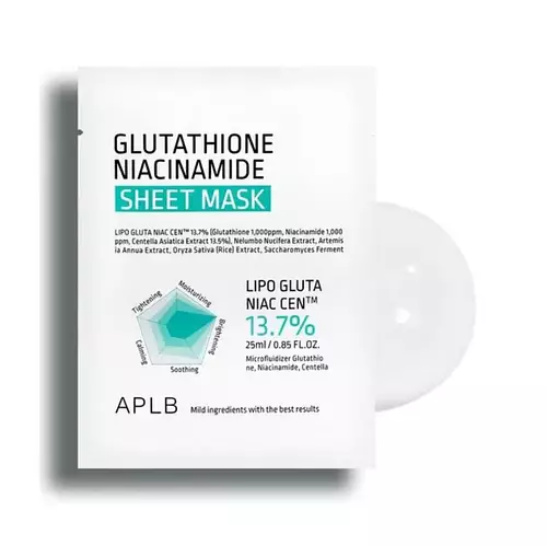 APLB Glutathione Niacinamide Sheet Mask