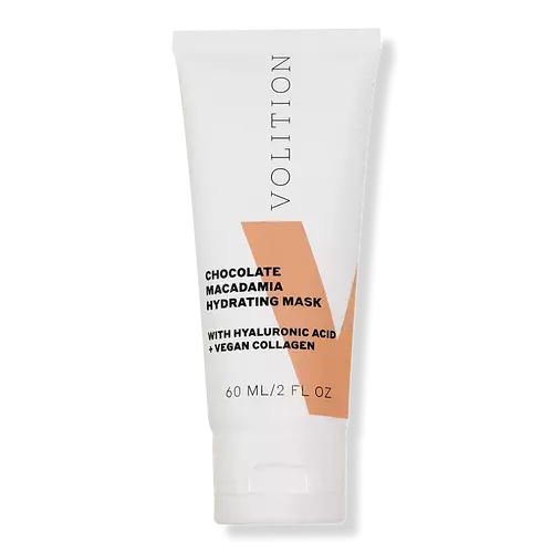 Volition Beauty Chocolate Macadamia Hydrating Mask with Hyaluronic Acid + Vegan Collagen