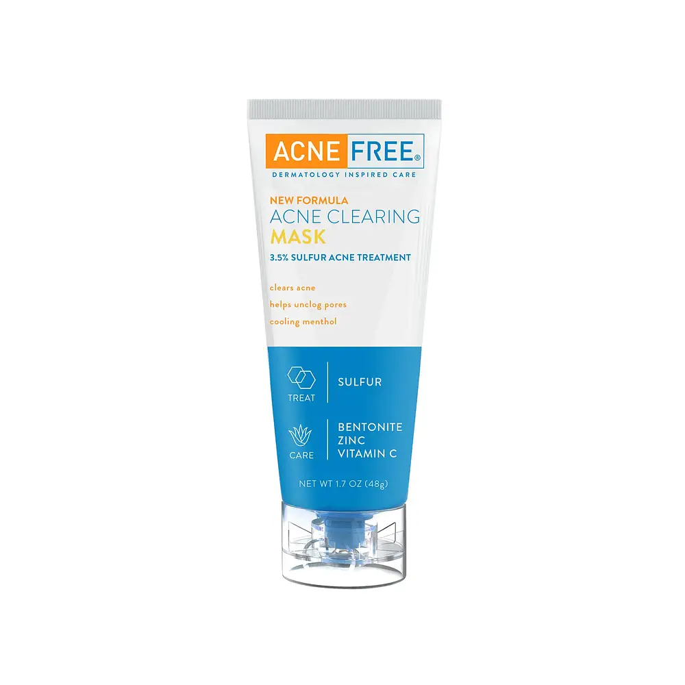 Acne Free Acne Clearing Mask 3.5% Sulfur Acne Treatment