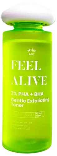 Prettywell Feel Alive PHA + BHA Gentle Exfoliating Toner