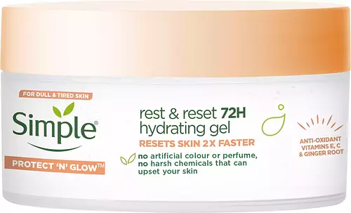 Simple Skincare Protect ‘n’ Glow Rest and Reset 72H Hydrating Gel