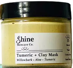 Shine Skincare Co Turmeric + Sulfur Clay Face Mask