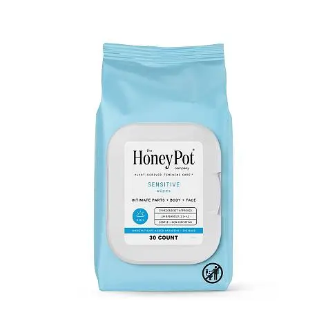 The Honey Pot Feminine Cleansing Wipes Sensitive