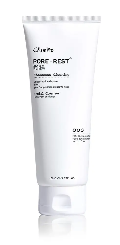 JUMISO Pore-Rest BHA Blackhead Clearing Facial Cleanser (Ingredients
